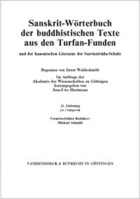 Sanskrit-Wörterbuch der buddhistischen Texte aus den Turfan-Funden. Lieferung 21