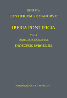 Berger, D: Iberia Pontificia. Vol. I: Dioeceses exemptae