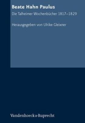 Die Talheimer Wochenbücher 1817 - 1829