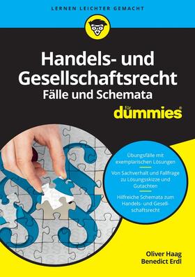 Handels- und Gesellschaftsrecht Fälle und Schemata für Dummies