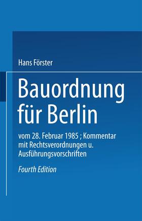 Bauordnung für Berlin