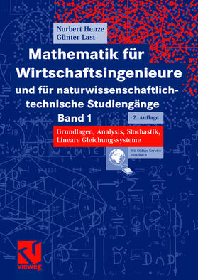 Mathematik für Wirtschaftsingenieure und für naturwissenschaftlich-technische Studiengänge