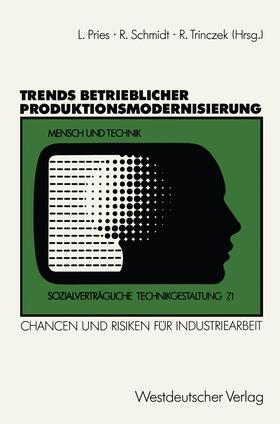 Schmidt, R: Trends betrieblicher Produktionsmodernisierung