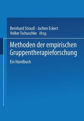 Methoden der empirischen Gruppentherapieforschung