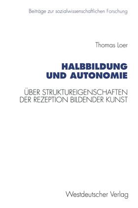 Halbbildung und Autonomie