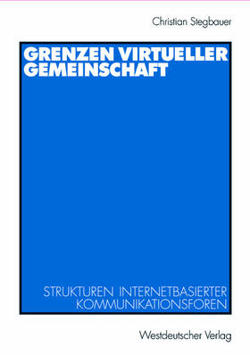 Grenzen virtueller Gemeinschaft