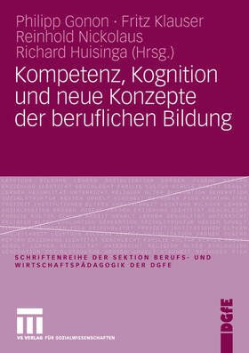 Kompetenz, Kognition und Neue Konzepte der beruflichen Bildung