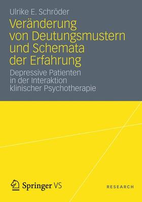 Veränderung von Deutungsmustern und Schemata der Erfahrung