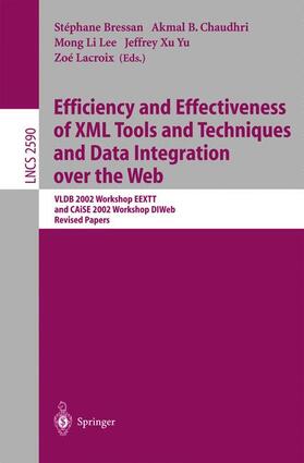 Efficiency and Effectiveness of XML Tools and Techniques and Data Integration over the Web