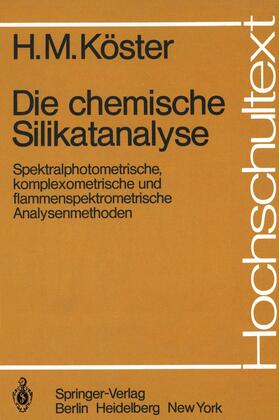 Die chemische Silikatanalyse