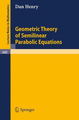 Geometric Theory of Semilinear Parabolic Equations