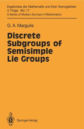 Margulis, G: Discrete Subgroups