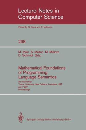 Mathematical Foundations of Programming Language Semantics