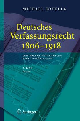 Deutsches Verfassungsrecht 1806 bis 1918. Bd. 2