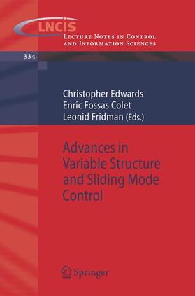 Advances in Variable Structure and Sliding Mode Control