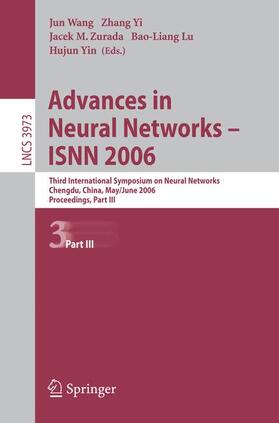 Advances in Neural Networks - ISNN 2006 /3