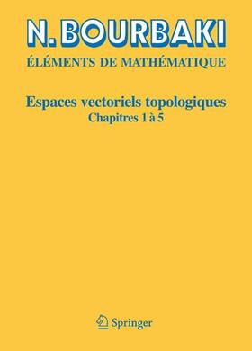 Espaces vectoriels topologiques 1-5
