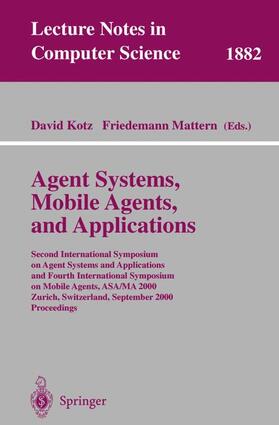 Agent Systems, Mobile Agents, and Applications