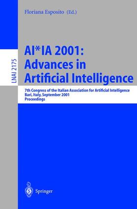 AI*IA 2001: Advances in Artificial Intelligence