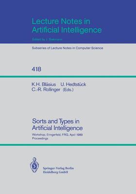 Sorts and Types in Artificial Intelligence