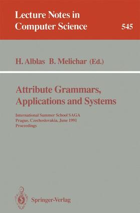 Attribute Grammars, Applications and Systems