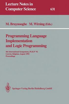 Programming Language Implementation and Logic Programming