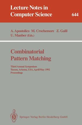 Combinatorial Pattern Matching