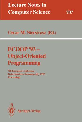 ECOOP '93 - Object-Oriented Programming