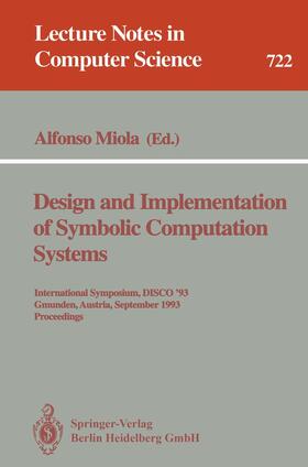 Design and Implementation of Symbolic Computation Systems