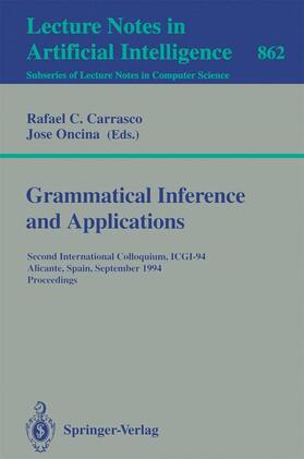 Grammatical Inference and Applications