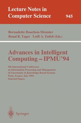 Advances in Intelligent Computing - IPMU '94