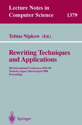 Rewriting Techniques and Applications