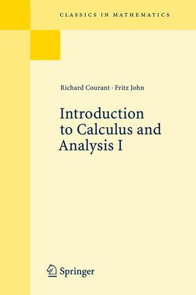 Introduction to Calculus and Analysis I