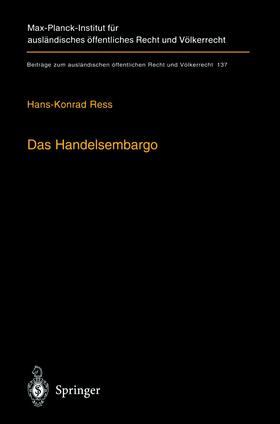 Das Handelsembargo