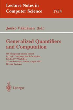 Generalized Quantifiers and Computation
