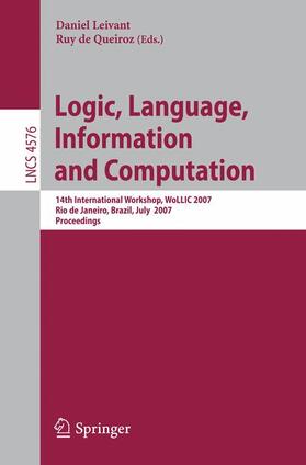 Logic, Language, Information and Computation