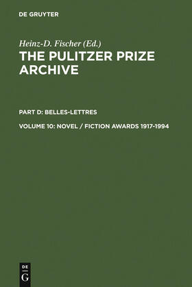 Novel / Fiction Awards 1917-1994