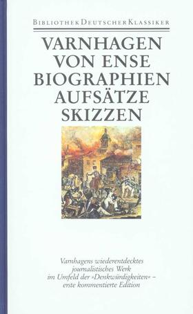 Biographien, Aufsätze, Skizzen, Fragmente