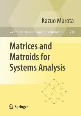 Matrices and Matroids for Systems Analysis