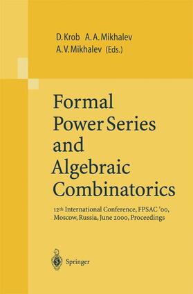 Formal Power Series and Algebraic Combinatorics