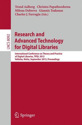 Research and Advanced Technology for Digital Libraries