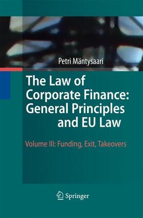 The Law of Corporate Finance: General Principles and EU Law