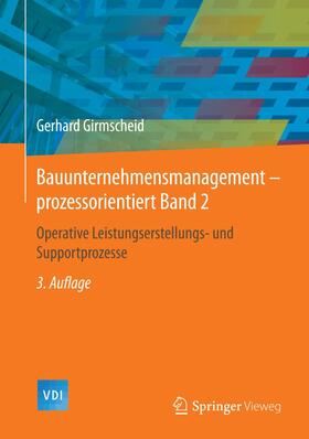 Bauunternehmensmanagement-prozessorientiert Band 2