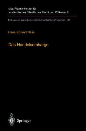 Das Handelsembargo