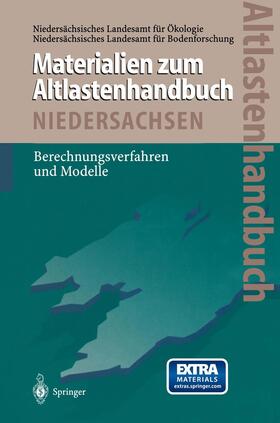 Altlastenhandbuch des Landes Niedersachsen Materialienband