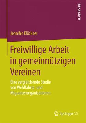 Freiwillige Arbeit in gemeinnützigen Vereinen