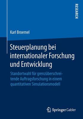 Steuerplanung bei internationaler Forschung und Entwicklung