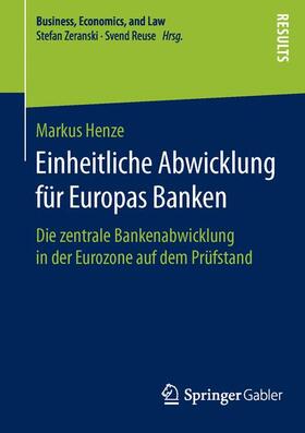 Einheitliche Abwicklung für Europas Banken