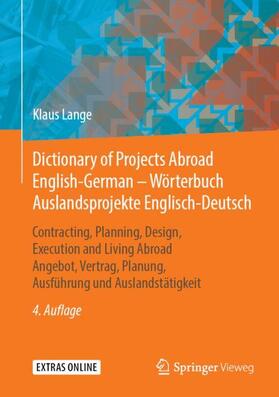 Dictionary of Projects Abroad English-German ¿ Wörterbuch Auslandsprojekte Englisch-Deutsch