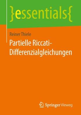 Partielle Riccati-Differenzialgleichungen